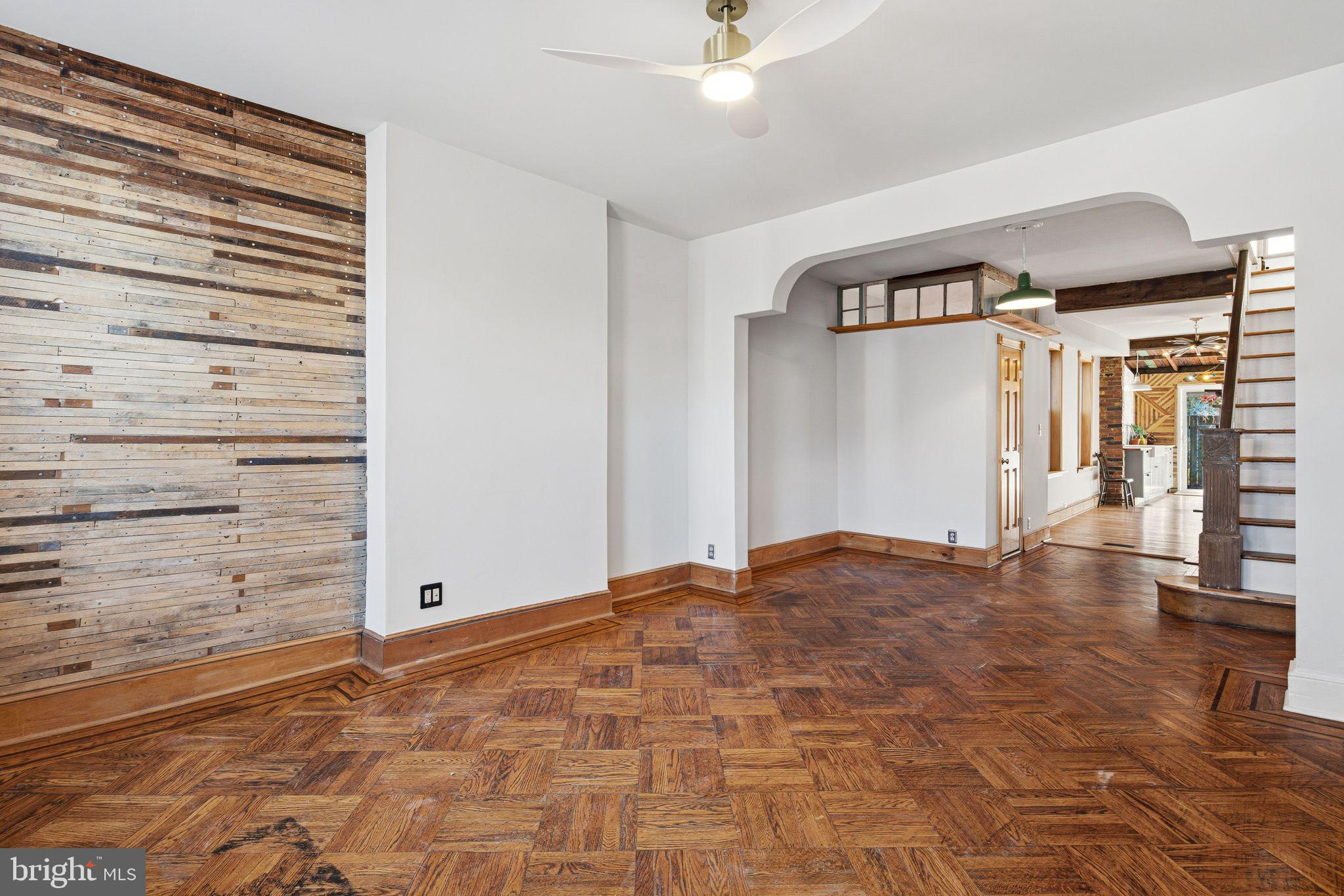 2142 East Huntingdon Street Philadelphia, PA 19125 - Photo 4 of 38 a view of empty room with wooden floor