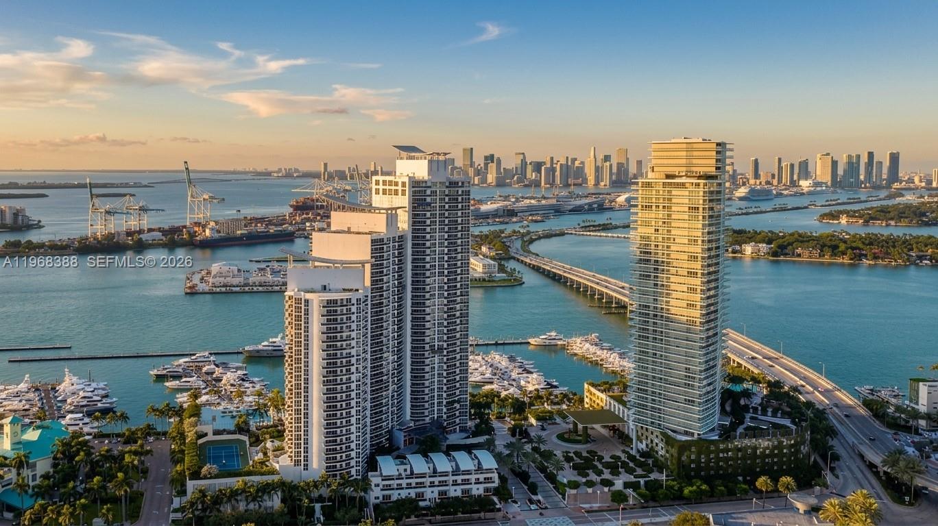 450 Alton Road, Unit 1202 Miami Beach, FL 33139 - Photo 52 of 68 a view of a city with a lake