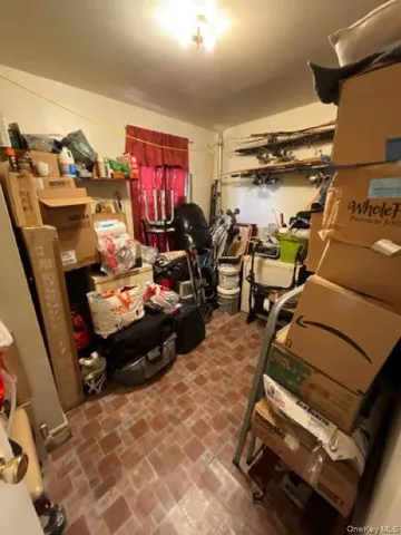 a bedroom with furniture and a bed