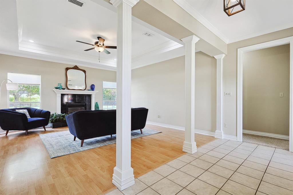 3289 Mitchell Road Krum, TX 76249 - Photo 7 of 40 a living room with furniture