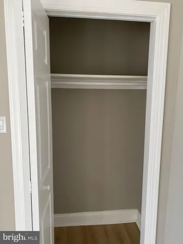 a view of room with walk in closet