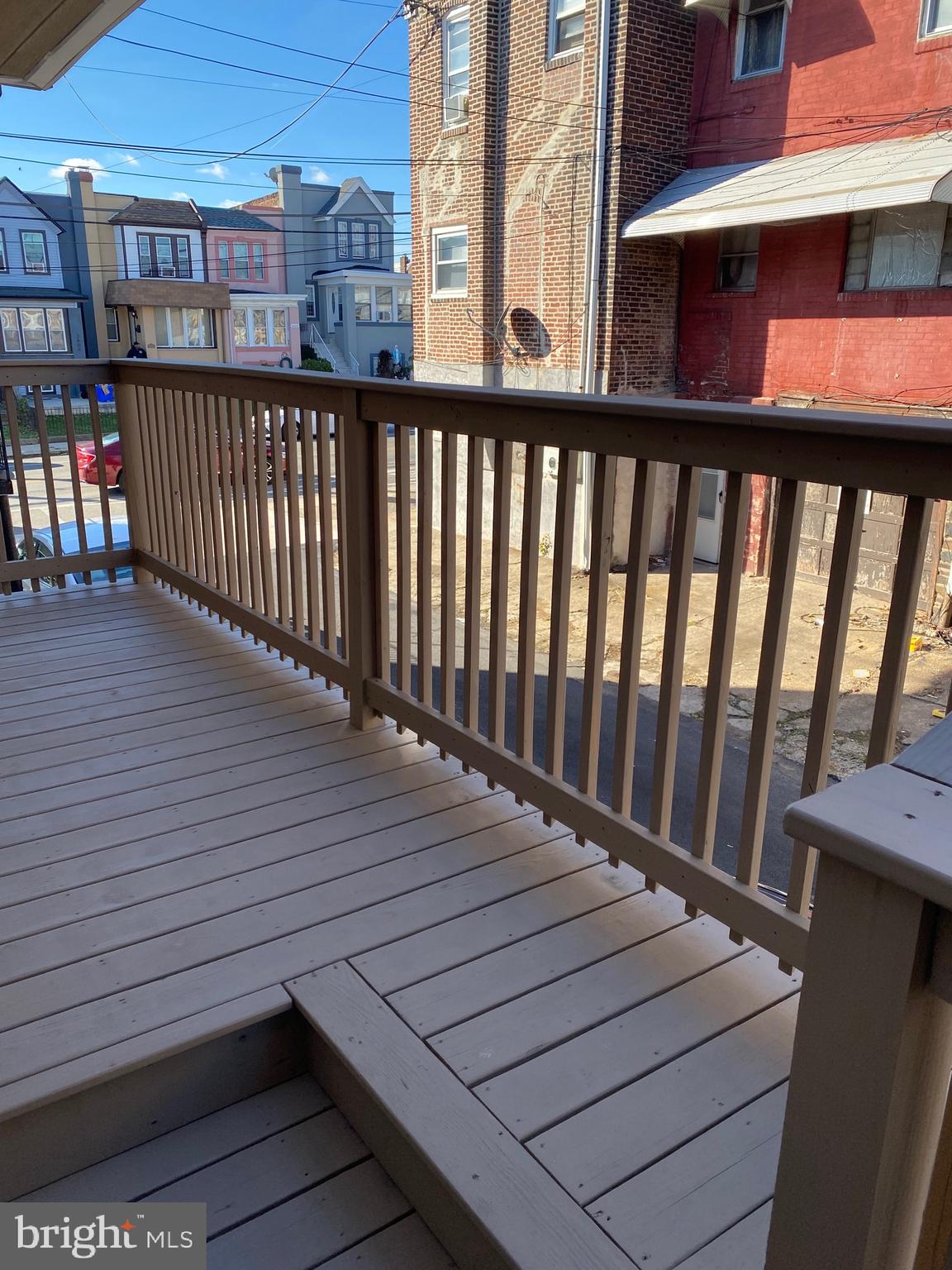 6445 Garman Street Philadelphia, PA 19142 - Photo 54 of 56 a view of a balcony with wooden floor
