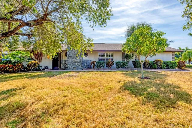 a view of outdoor space yard and swimming pool