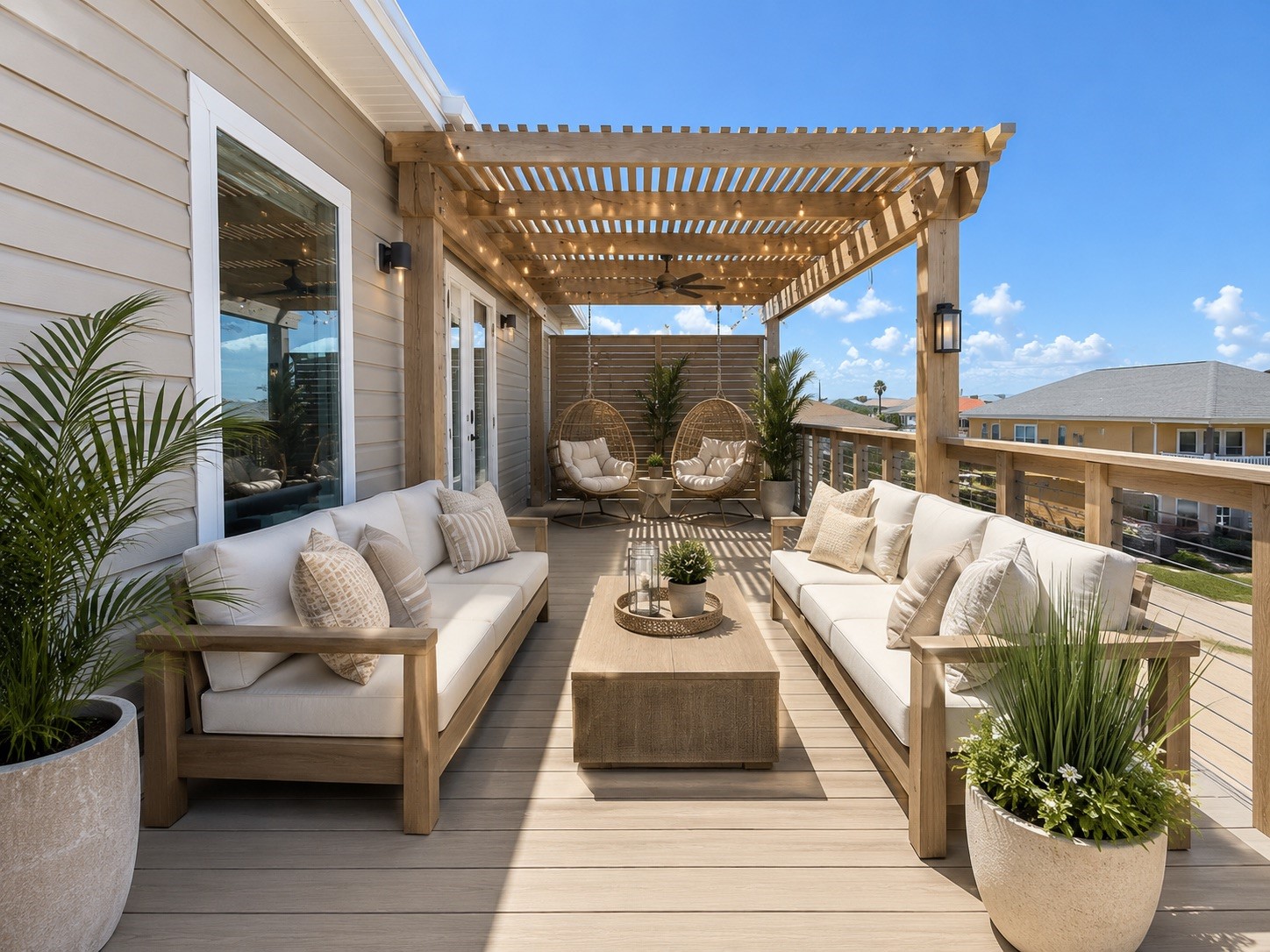 116 Howard Avenue, Unit I Surfside Beach, TX 77541 - Photo 2 of 39 One of two Private patios overlooking thebeach!