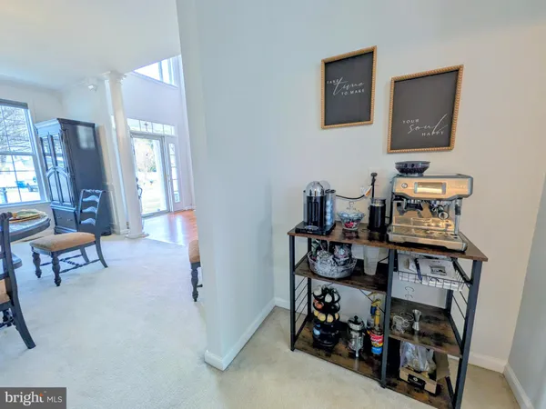 a view of a workspace with furniture and toys