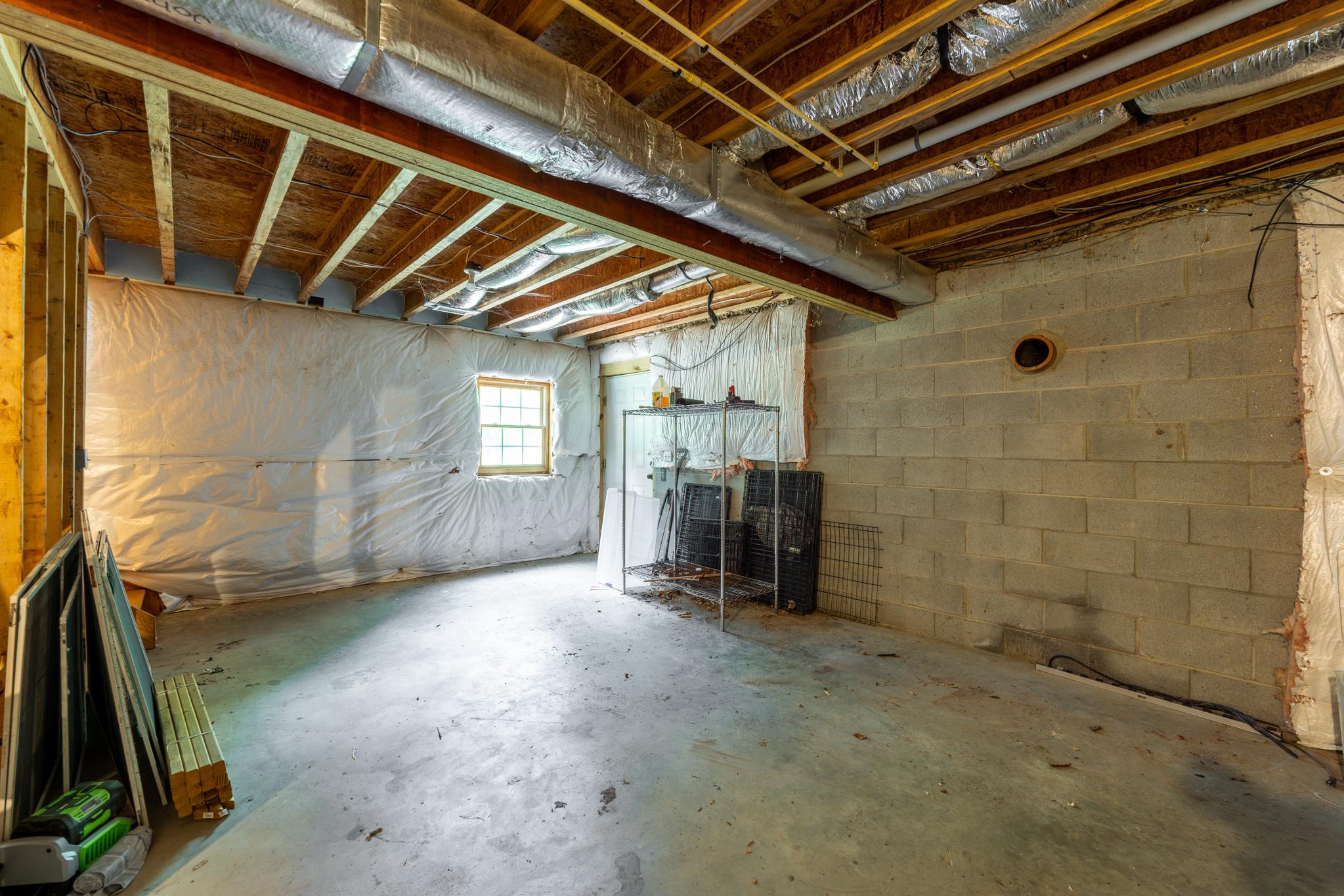 4771 South Blue Ridge Turnpike Rochelle, VA 22738 - Photo 25 of 38 Spacious unfinished basement ready for ideas