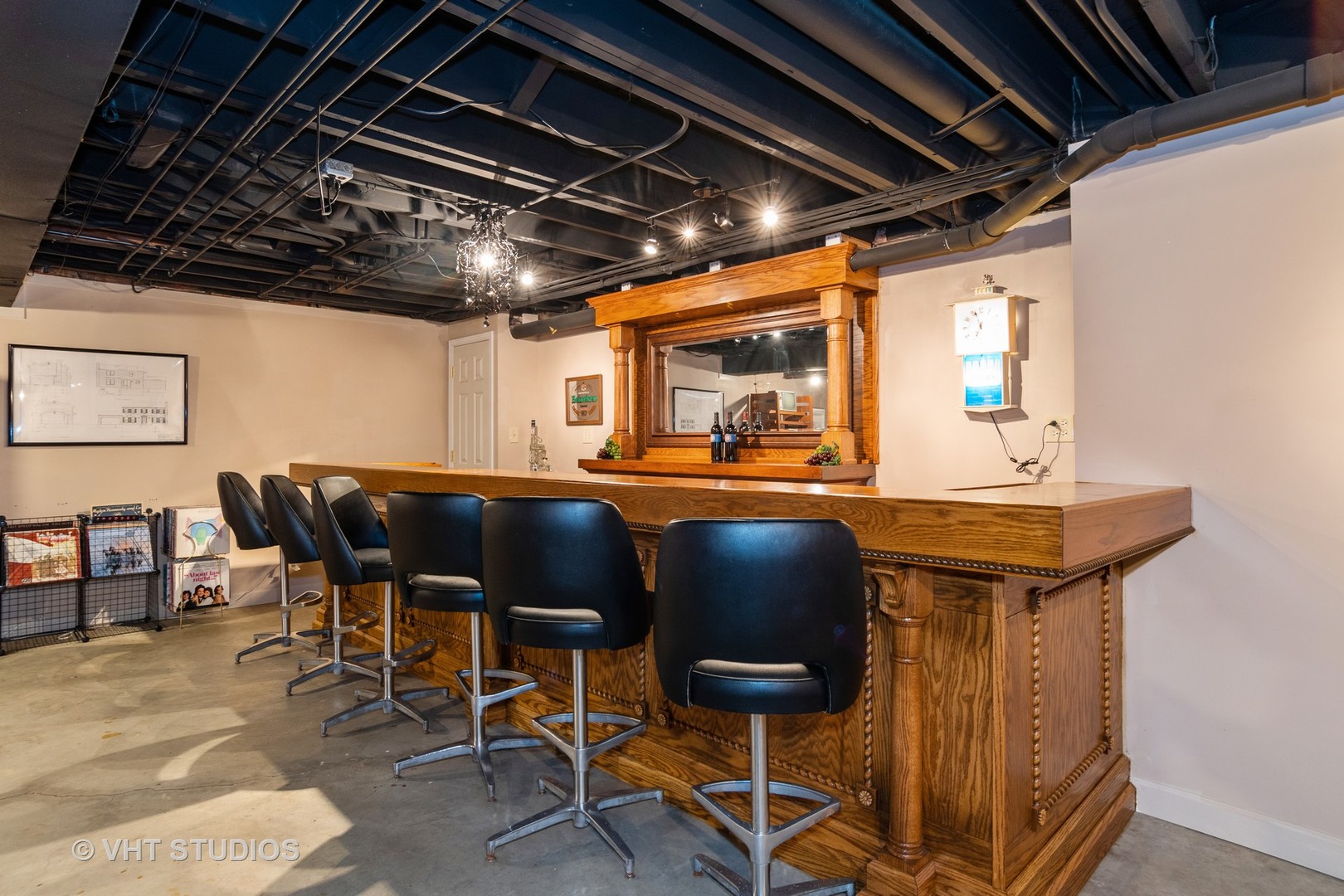 31W740 Russell Road Wayne, IL 60184 - Photo 12 of 20 a dining room with a wooden table and chairs
