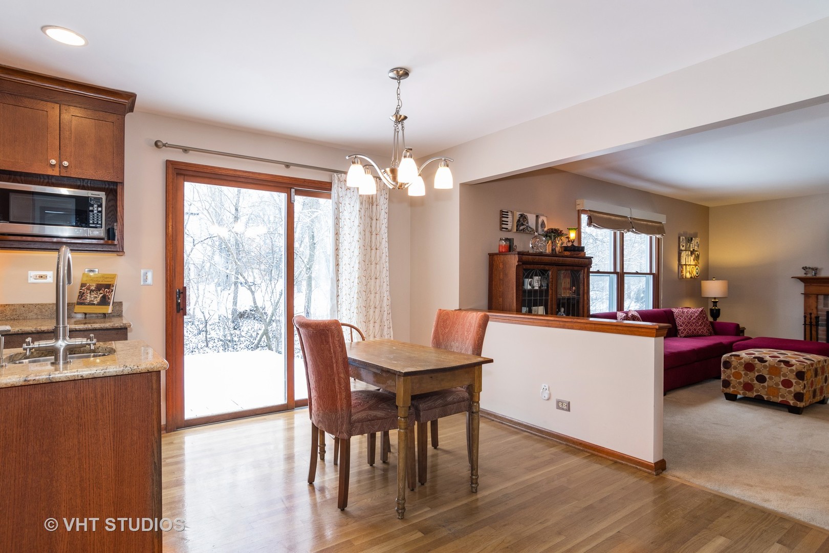31W740 Russell Road Wayne, IL 60184 - Photo 4 of 20 a view of a dining room with furniture window and wooden floor