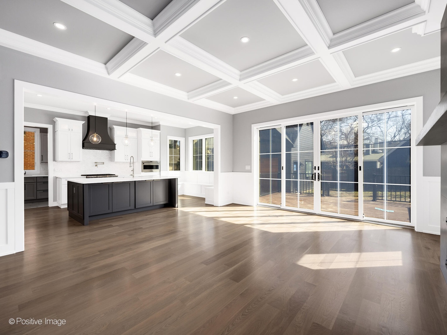 609 North County Line Road Hinsdale, IL 60521 - Photo 12 of 42 a view of a living room kitchen with a large window