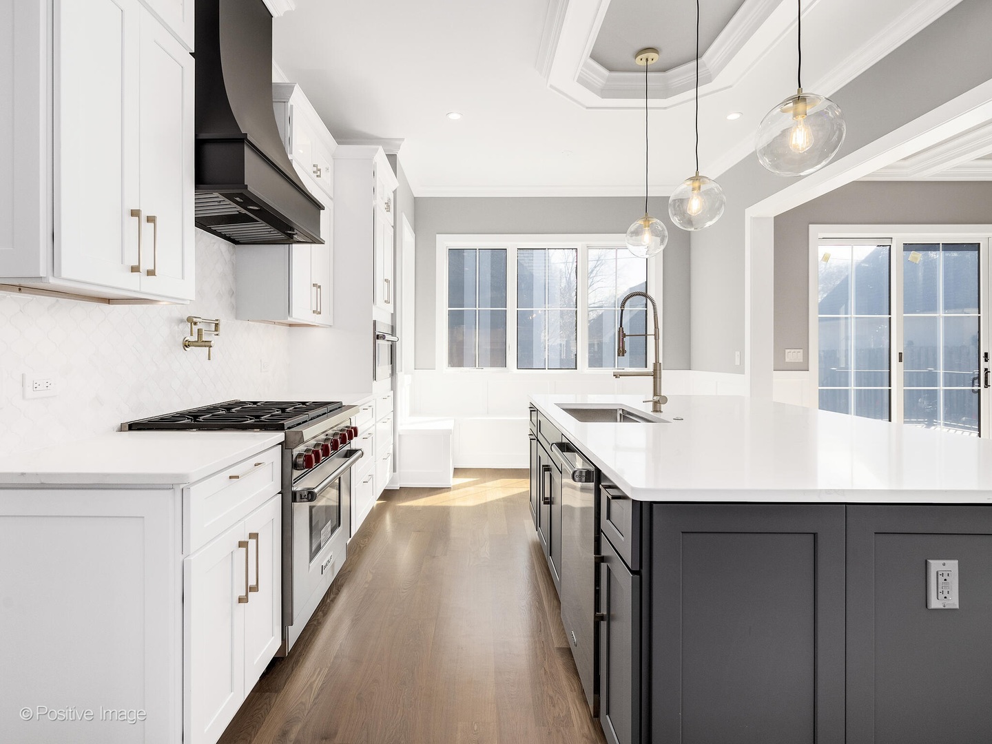 609 North County Line Road Hinsdale, IL 60521 - Photo 9 of 42 a kitchen with a sink and stove
