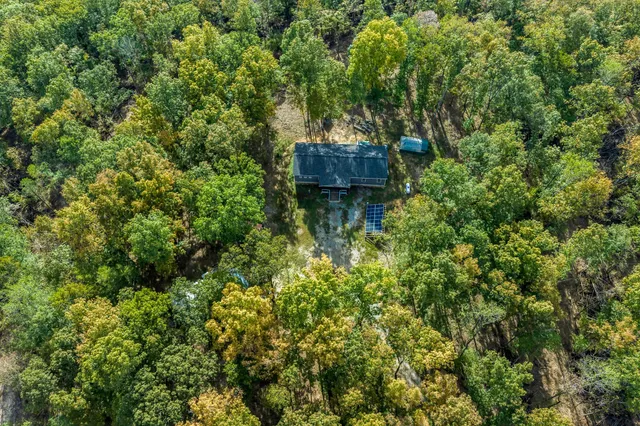 a view of a back yard