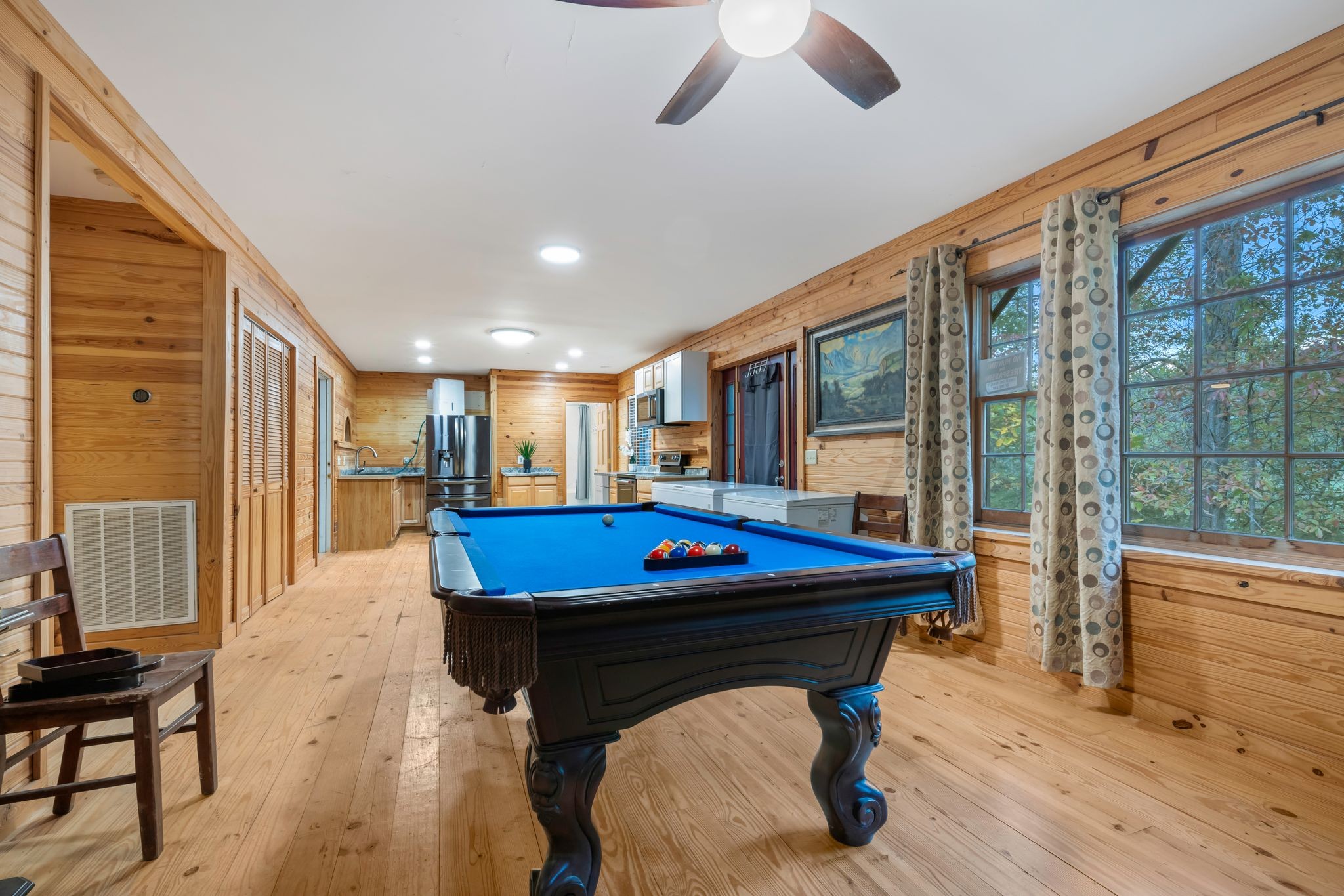 399 Coaling Road Charlotte, TN 37036 - Photo 45 of 73 a room with pool table and windows