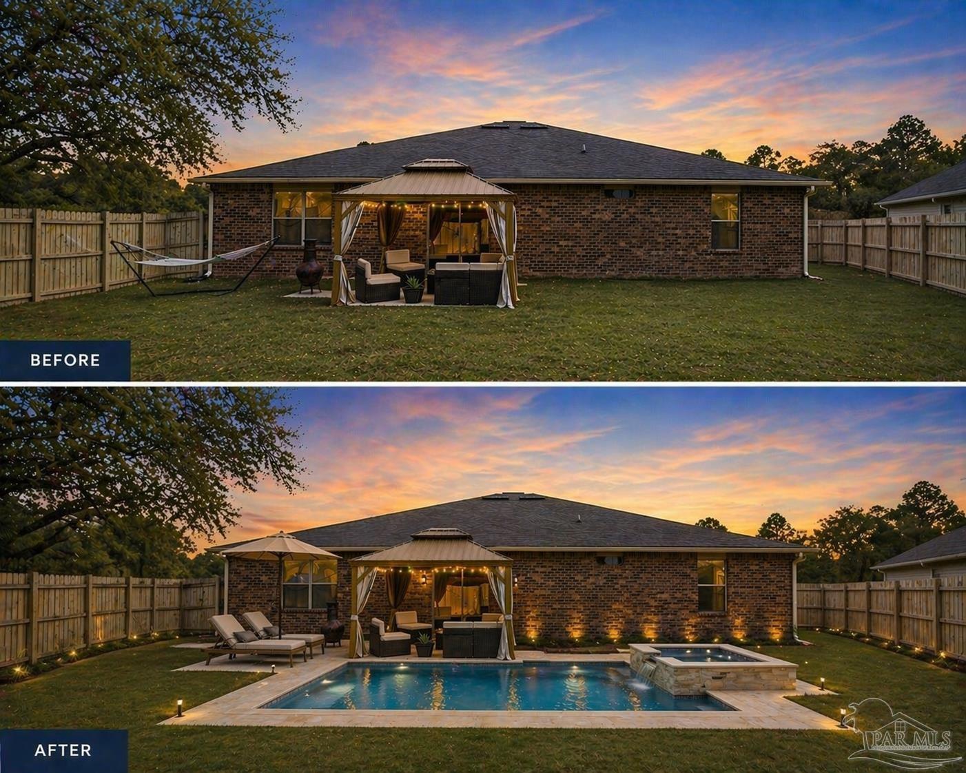 2184 Liberty Loop Road Cantonment, FL 32533 - Photo 23 of 23 Virtual pool concept. Not actual property.