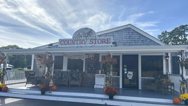 a view of a lake from a yard