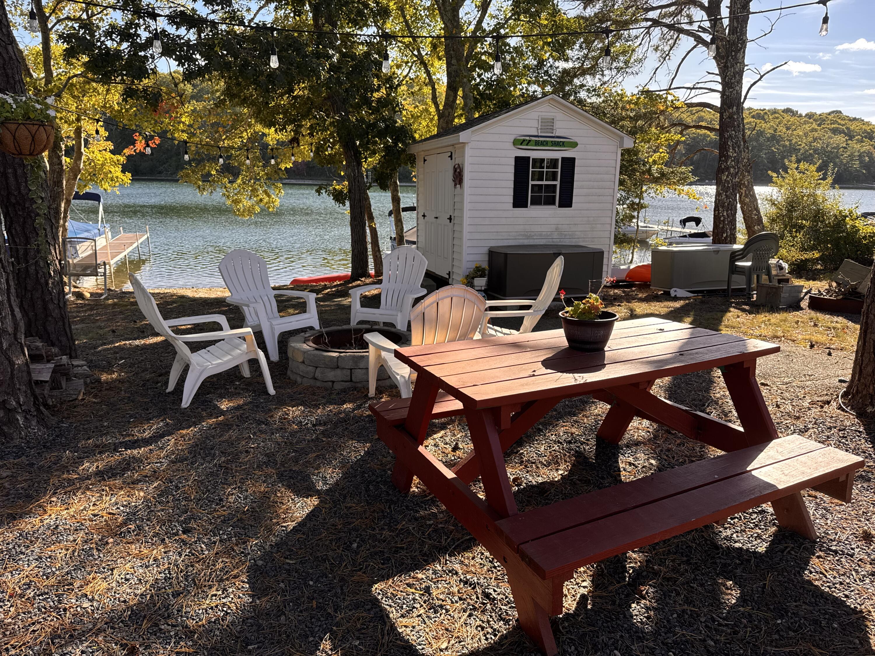 185 Cotuit Road, Unit BE4 Sandwich, MA 02563 - Photo 27 of 29 a view of a chairs and table in the patio