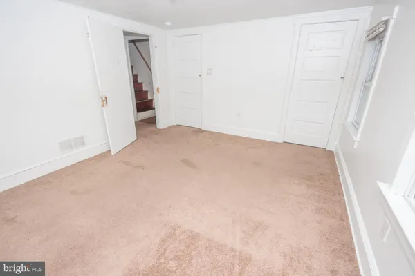 a view of empty room