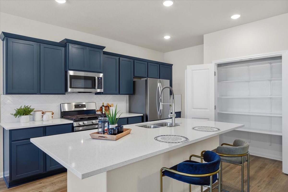 161 Spangle Way Kyle, TX 78640 - Photo 11 of 33 French doors open to a generous pantry.