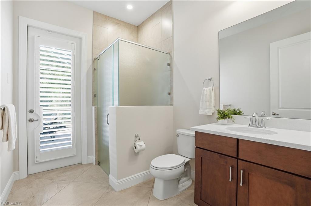 3707 5th Avenue Southwest Naples, FL 34117 - Photo 27 of 45 Third bathroom doubles as a pool bath