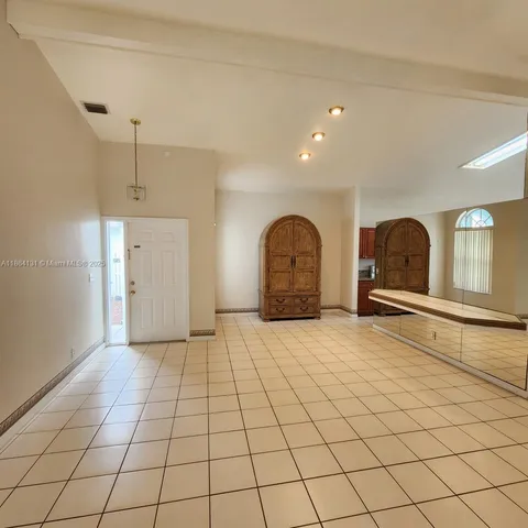 a view of empty room