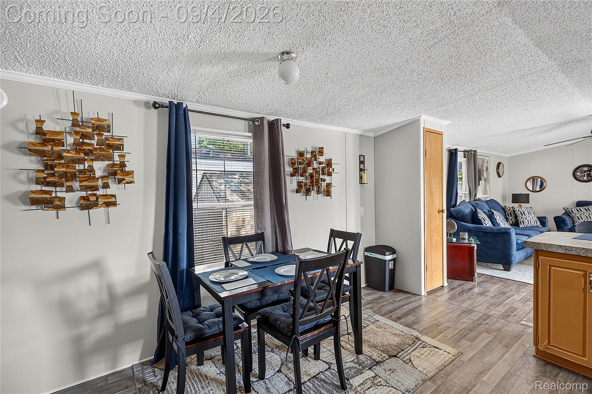 51074 Mott Road, Unit 200 Canton, MI 48188 - Photo 7 of 24 Wood-finish flooring, light gray wall paint, and a textured ceiling