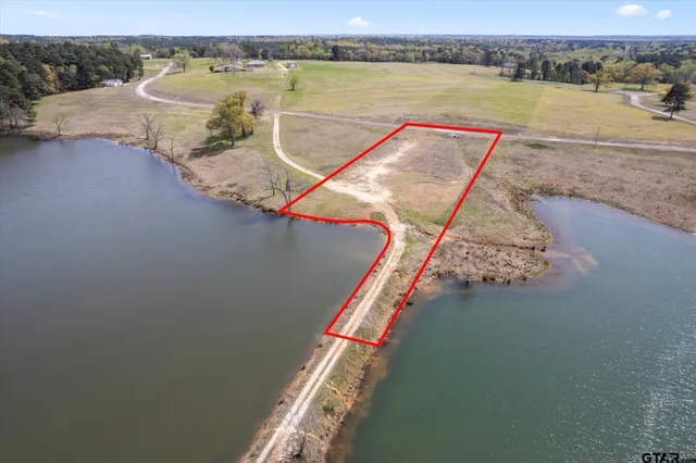 a view of a lake and outdoor space