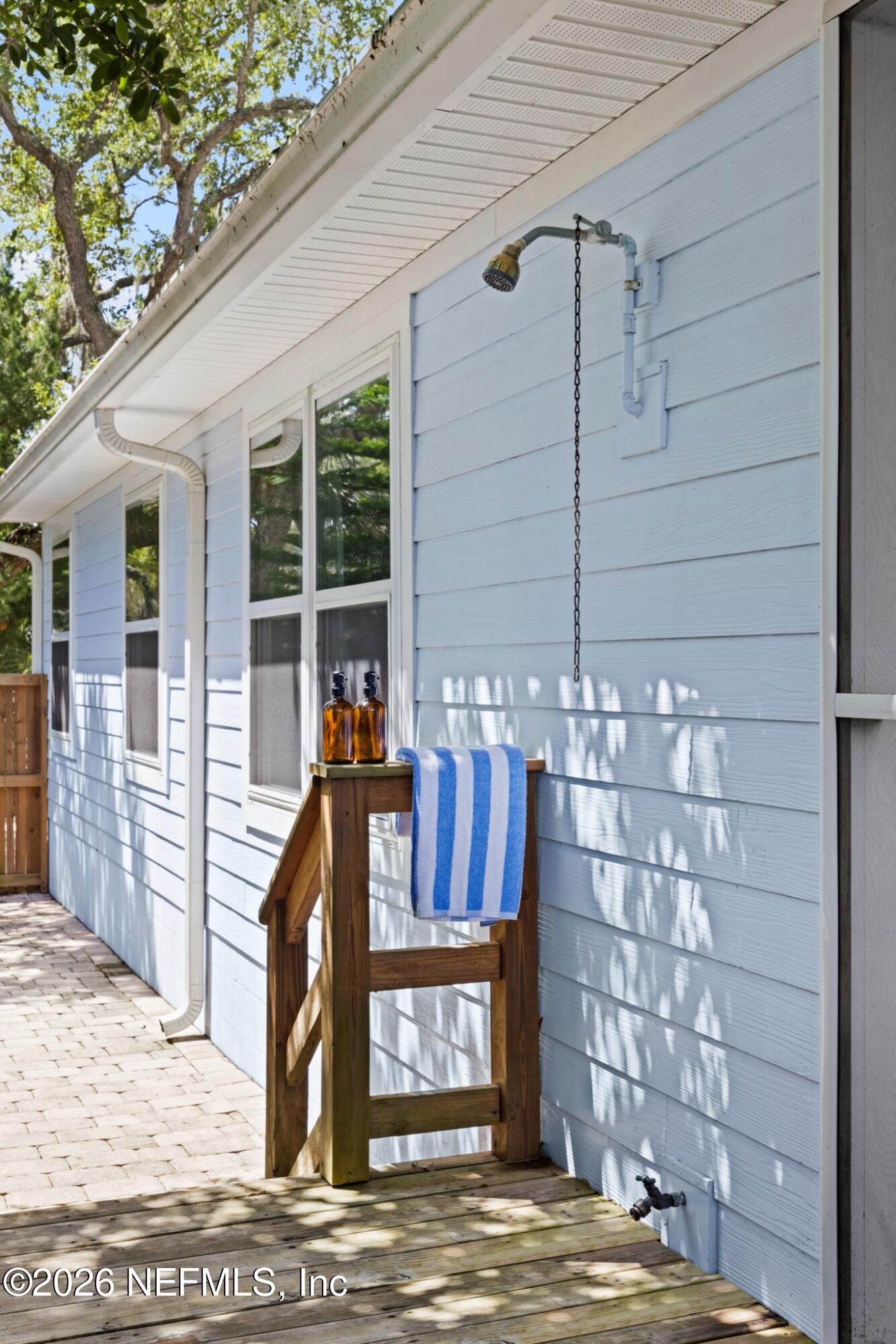 406 3rd St Street St. Augustine, FL 32084 - Photo 29 of 56 outdoor shower