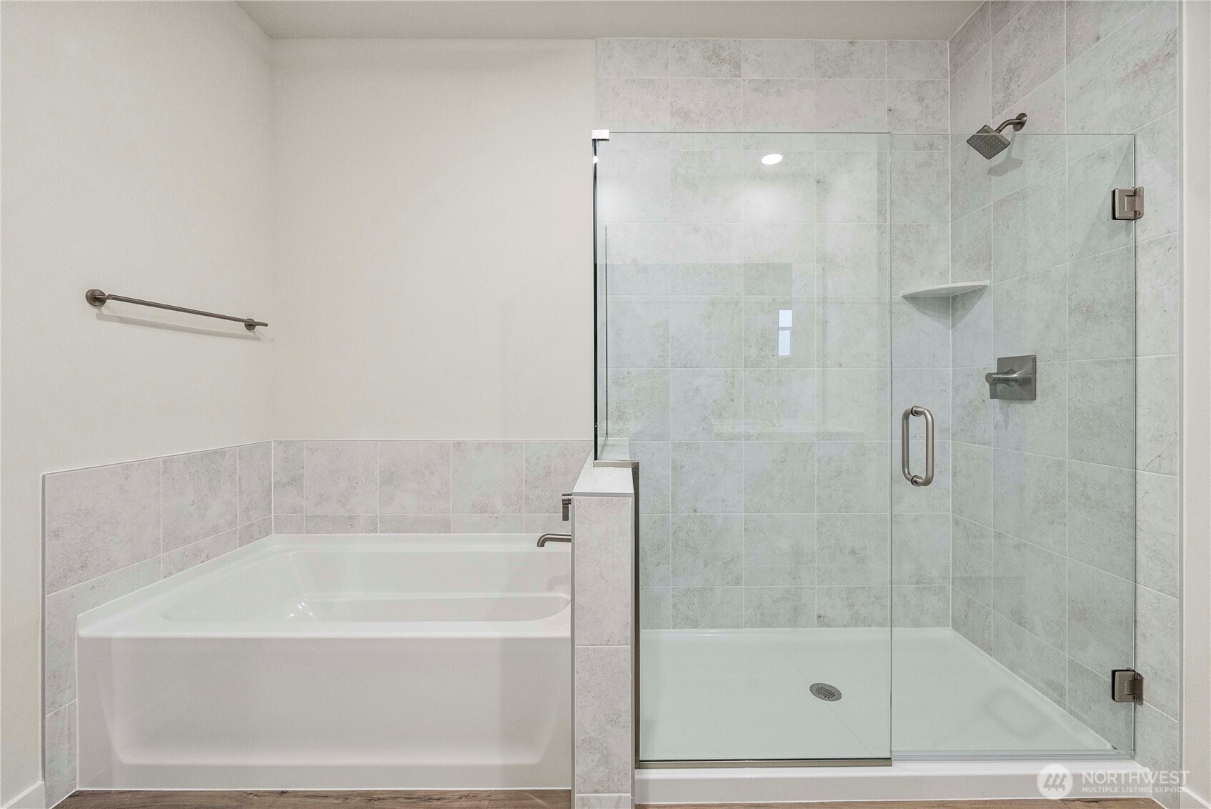 4083 Southwest Rustler Street Port Orchard, WA 98367 - Photo 17 of 32 a bathroom with a bathtub and a shower