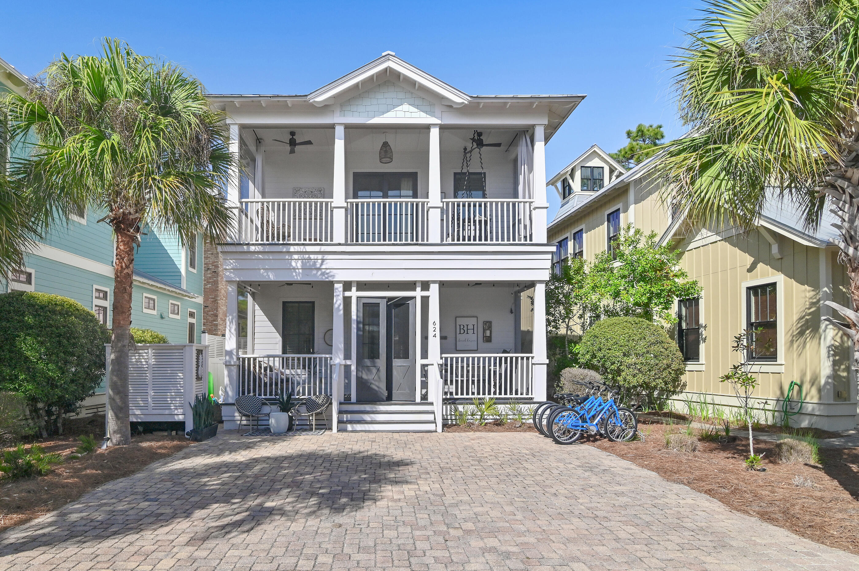 624 Sandgrass Boulevard Santa Rosa Beach, FL 32459 - Photo 35 of 51 a front view of a house with garden