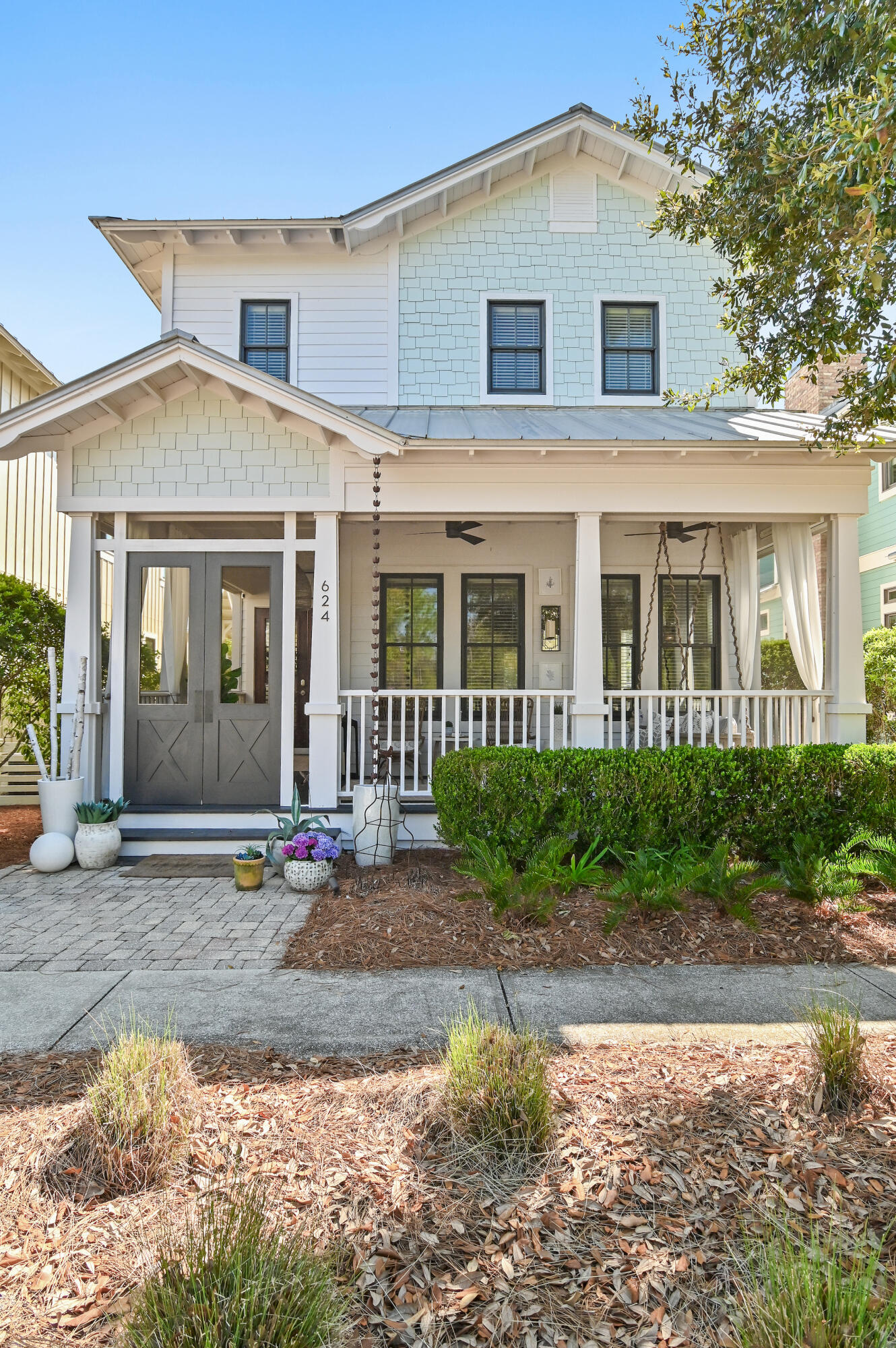 624 Sandgrass Boulevard Santa Rosa Beach, FL 32459 - Photo 36 of 51 a front view of a house with garden