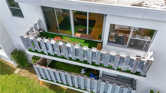 a view of deck with furniture