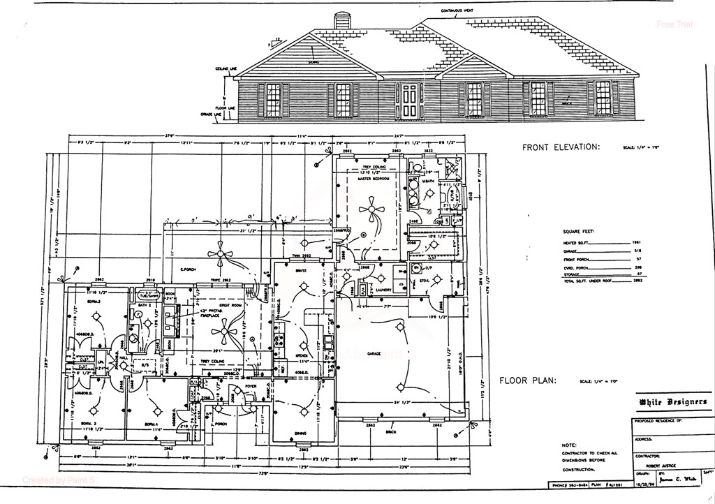 1380 Plantation Creek Road Fortson, GA 31808 - Photo 6 of 45 Fllor Plan