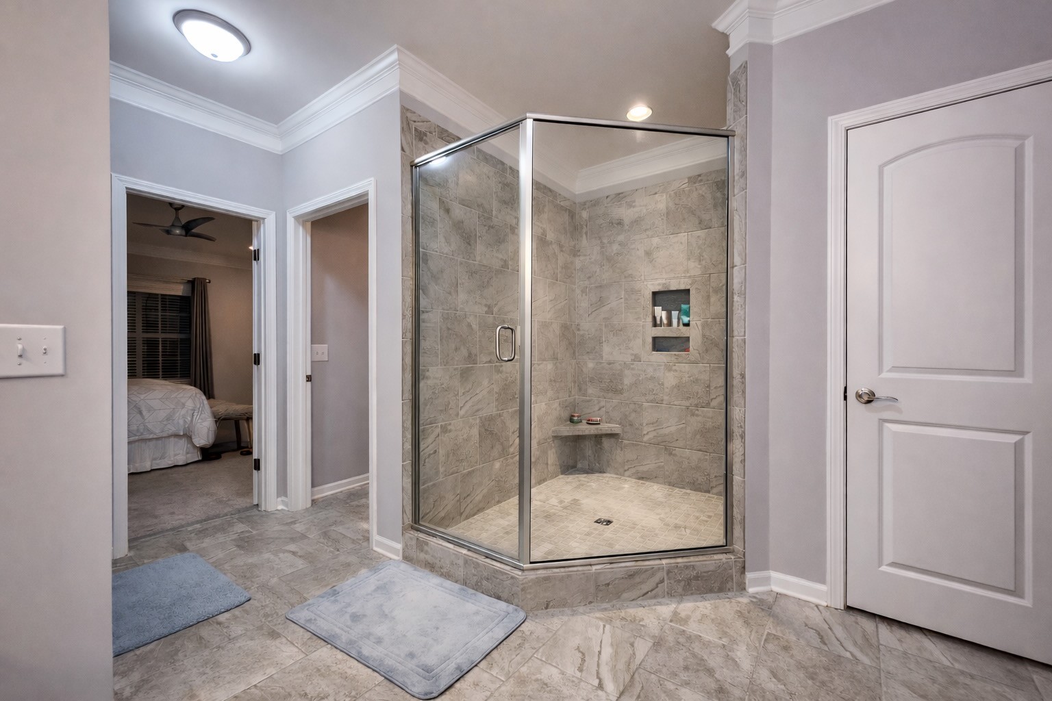 2519 Bridgeway Street Murfreesboro, TN 37128 - Photo 11 of 18 a bathroom with a glass shower door