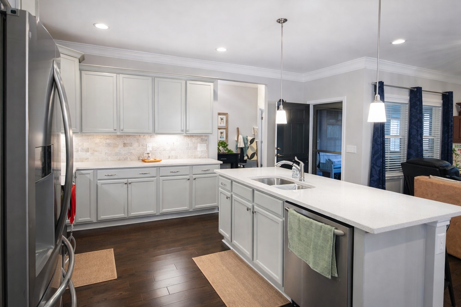 2519 Bridgeway Street Murfreesboro, TN 37128 - Photo 7 of 18 a kitchen with a sink appliances and cabinets