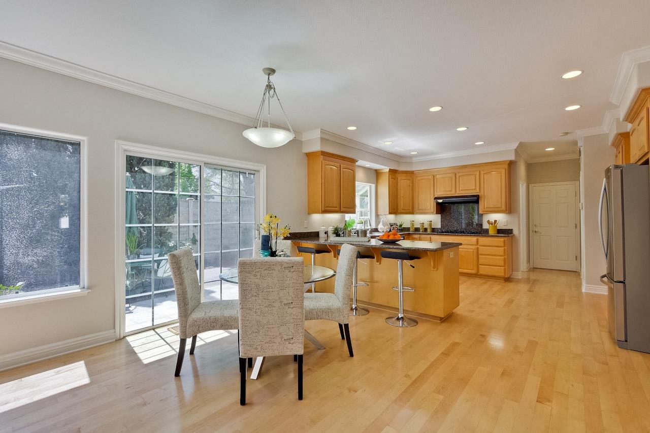 7648 Echo Hill Court Cupertino, CA 95014 - Photo 16 of 50 a view of a dining room with furniture window and outside view