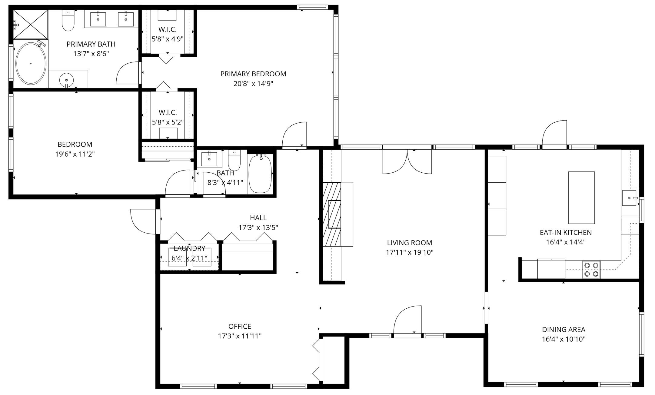 4007 Northwest 58th Place Boca Raton, FL 33496 - Photo 48 of 48 Floorplan