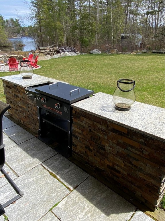 162 Indian Trail Glocester, RI 02814 - Photo 4 of 21 Outdoor kitchen with granite counter tops.