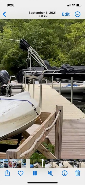 162 Indian Trail Glocester, RI 02814 - Photo 6 of 21 32 foot dock. Ready for your boat.