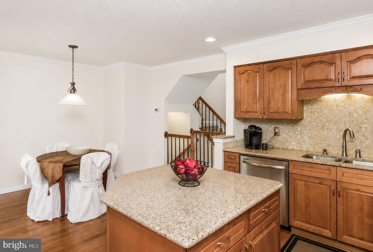 Inviting kitchen with warm wood tones.