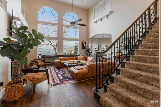 a room with furniture and a window