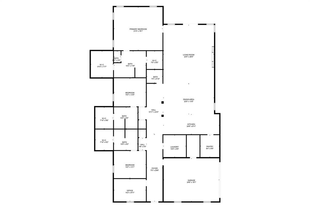 705 Old Agnes Road Weatherford, TX 76088 - Photo 32 of 32 a picture of a bathroom with a shower
