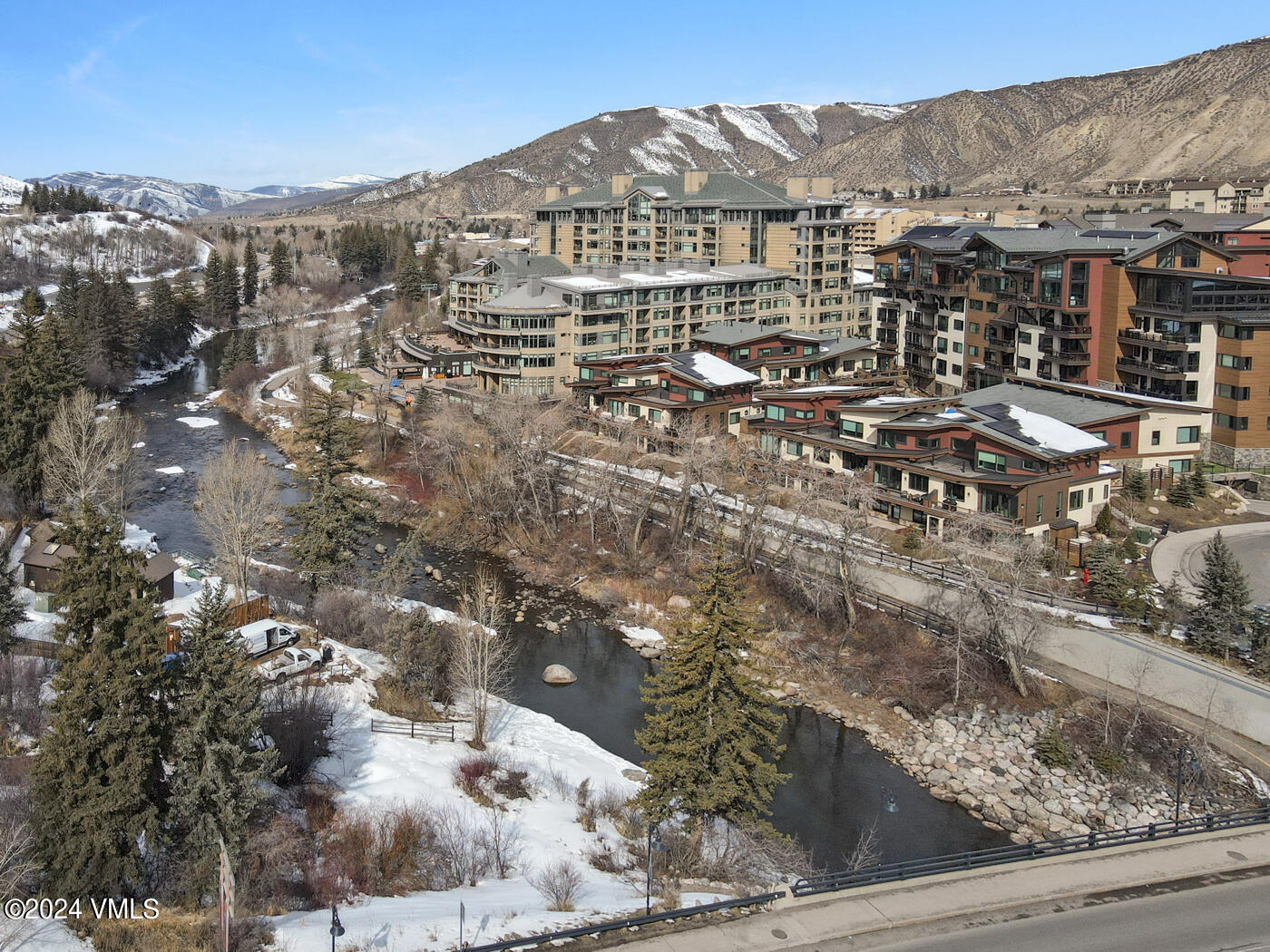 42 Riverfront Lane, Unit 100 Avon, CO 81620 - Photo 45 of 46 One Riverfront Drone MLS-6