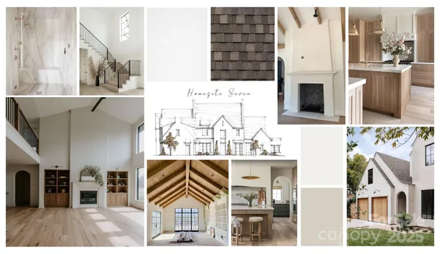 a view of a living room filled with furniture and a kitchen