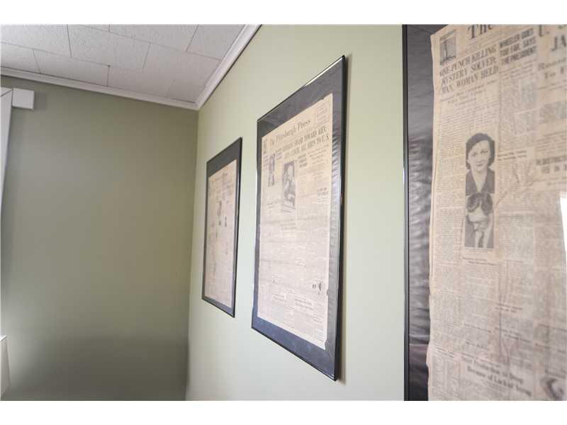 114 Lutes Road Venetia, PA 15367 - Photo 9 of 24 Living Room. Make sure to stop and read the refurbished newspapers that were found under the original kitchen floor.