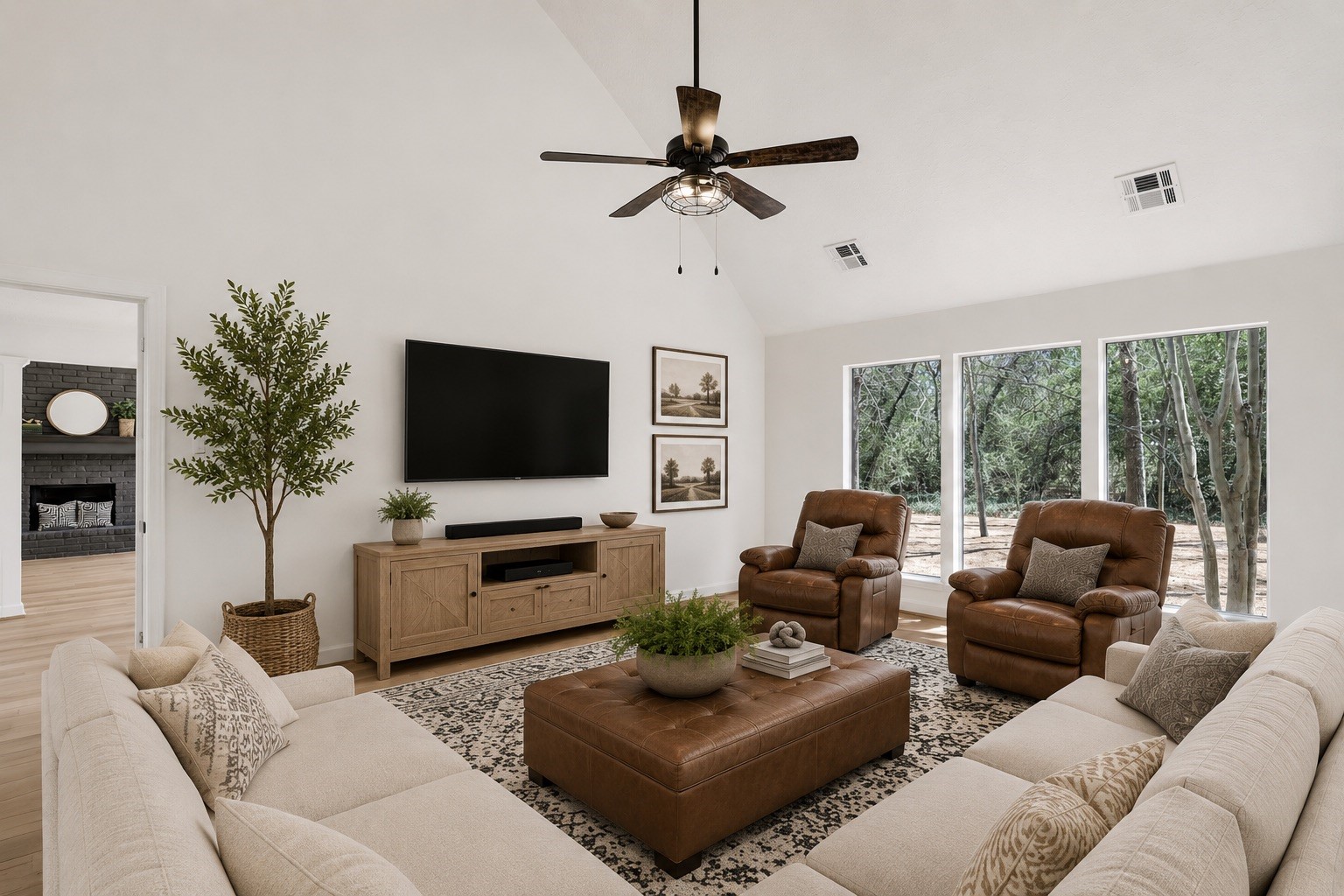 138 South Timber Top Drive Spring, TX 77380 - Photo 14 of 45 ***Virtually Staged - Family Room Option***