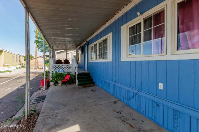 a view of a house with a porch