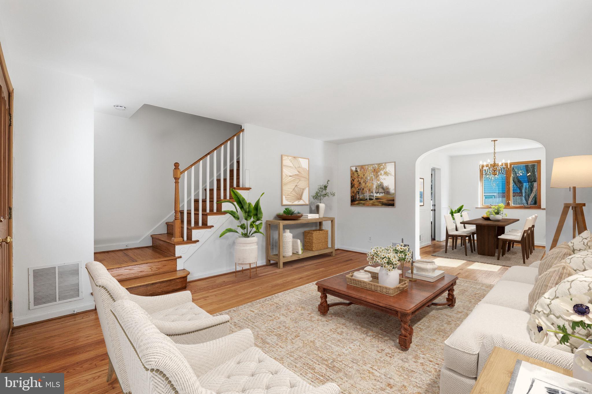11977 Andrew Street Silver Spring, MD 20902 - Photo 2 of 28 Virtually Staged living room