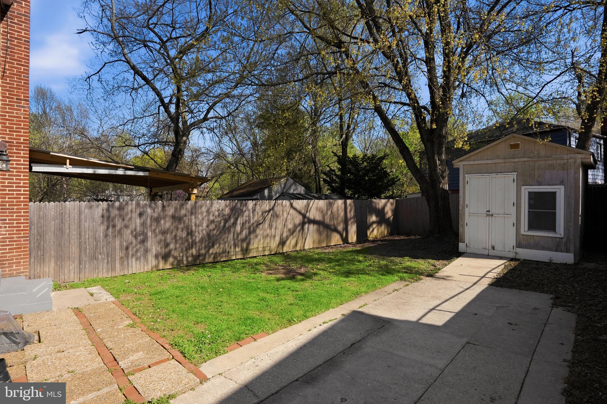 11977 Andrew Street Silver Spring, MD 20902 - Photo 27 of 28 Backyard has a shed