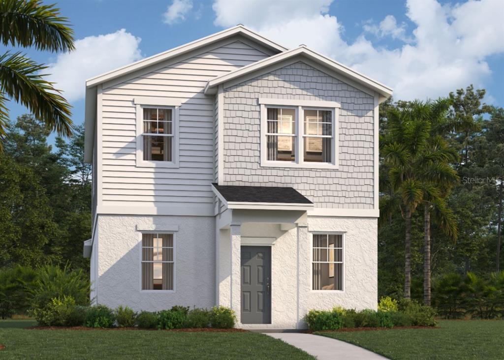 550 Orient Avenue DeBary, FL 32713 - Photo 1 of 1 a front view of a house with a yard and garage