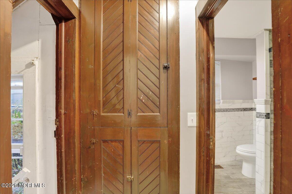 Front Street Keyport, NJ 07735 - Photo 32 of 42 a bathroom with a shower and a toilet