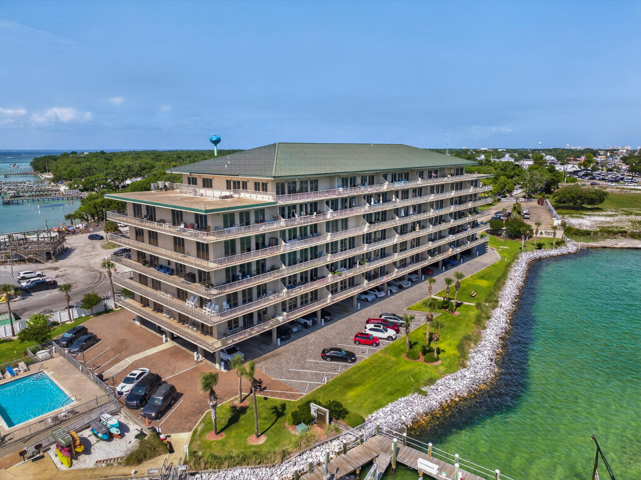 5 Calhoun Avenue, Unit 504 Destin, FL 32541 - Photo 50 of 64 Aerial View from the West
